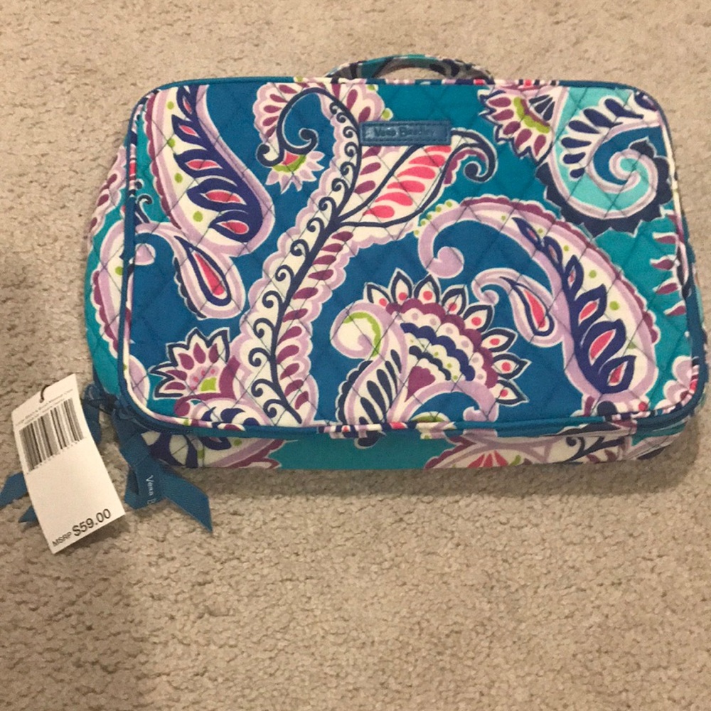 Vera Bradley Large Blush and Brush Makeup Case